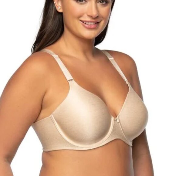 NEW 42C Vanity Fair 76345 Women's Beauty Back Smoothing Seamless T-Shirt Bra - Picture 1 of 9